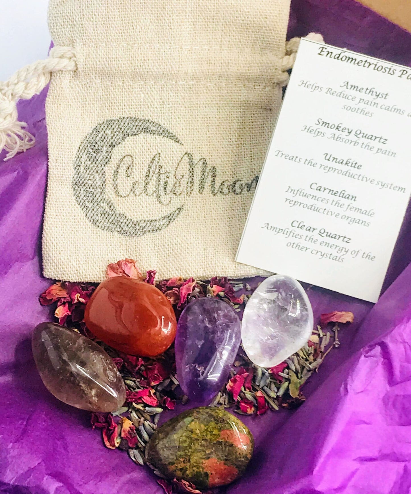 Endometriosis Support Pack (Reiki Charged)