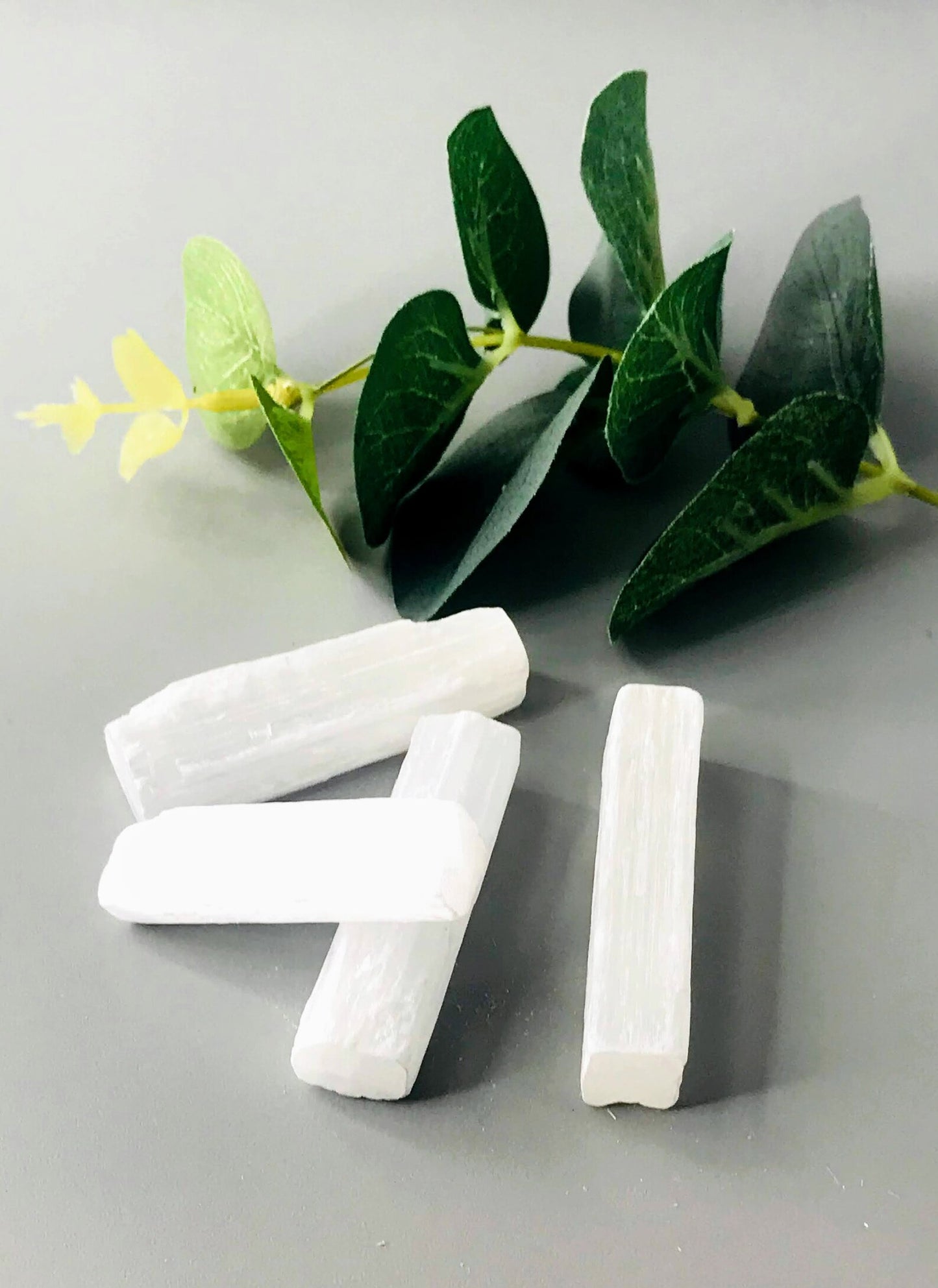 White Selenite Cleaning Crystal, Reiki Charged, Selenite Stick, Raw Cleansing Crystal, Selenite Wand, 4.5cm long