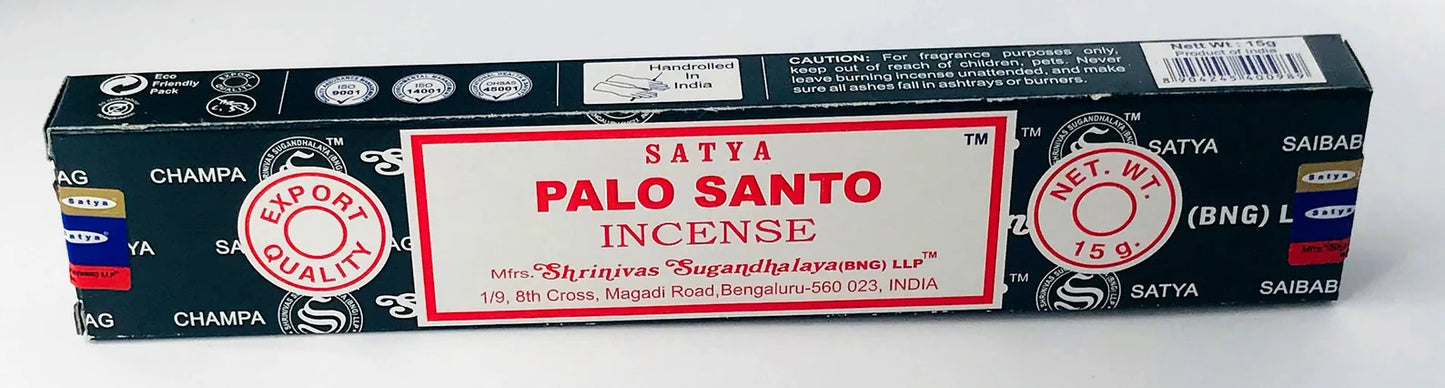 Satya Incense Sticks, Californian White Sage, Spiritual Healing, Palo Santo,Nag Champa